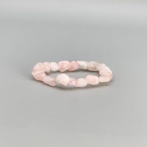 Rose Quartz, Polished Crystal Bracelet